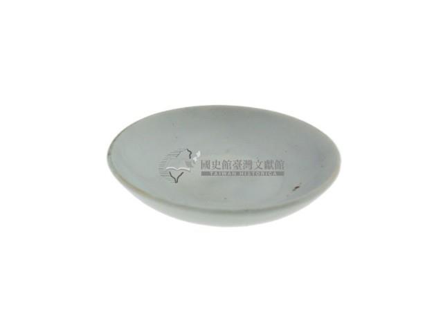 帶款白瓷碟藏品圖，第1張