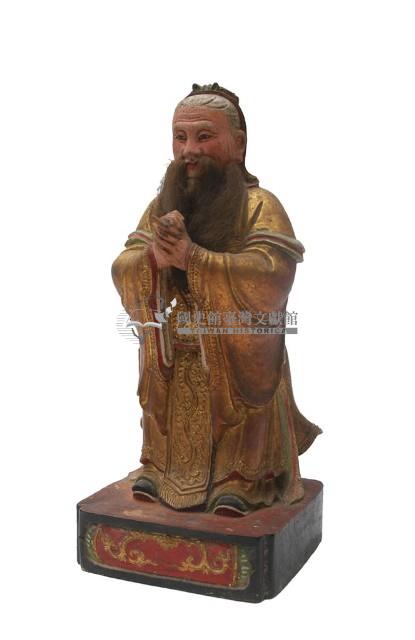 木雕文曲星像藏品圖，第1張
