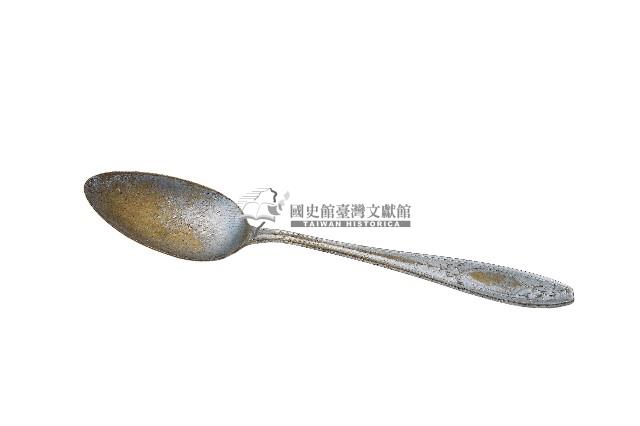 日治時期臺灣總督府官邸銀製湯匙藏品圖，第1張