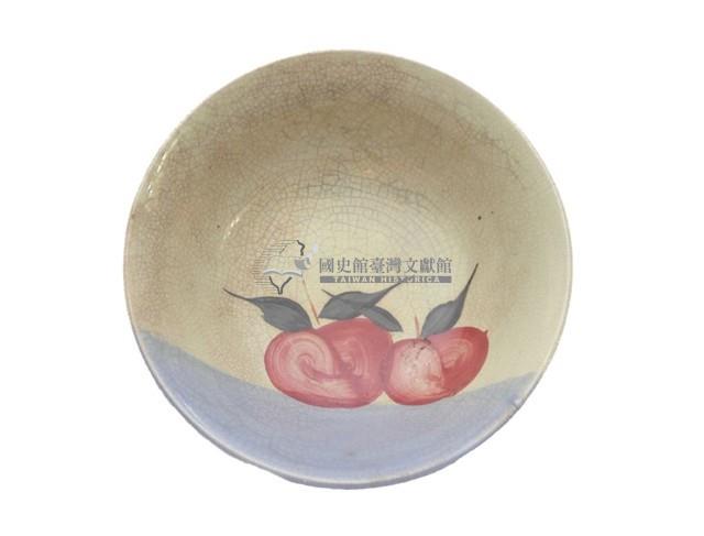 彩繪花果紋深腹碗藏品圖，第1張