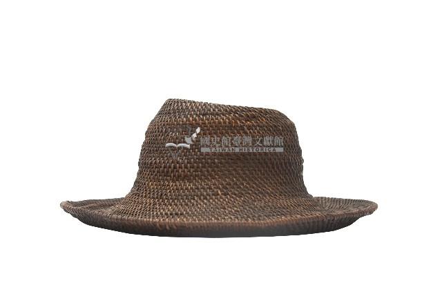 籐編長帽沿圓帽藏品圖，第1張