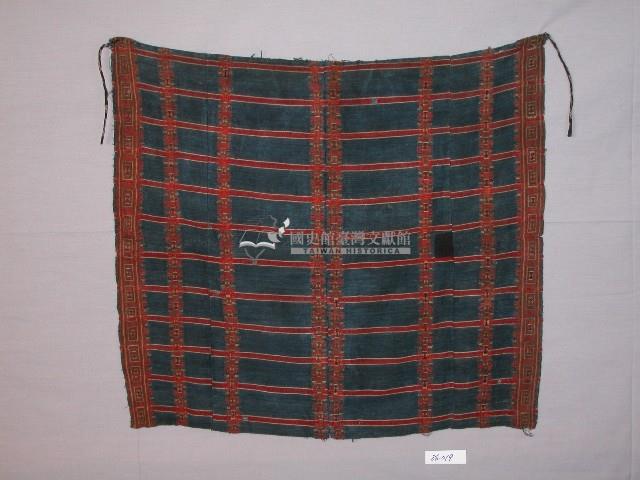排灣族織品格紋披肩藏品圖，第1張