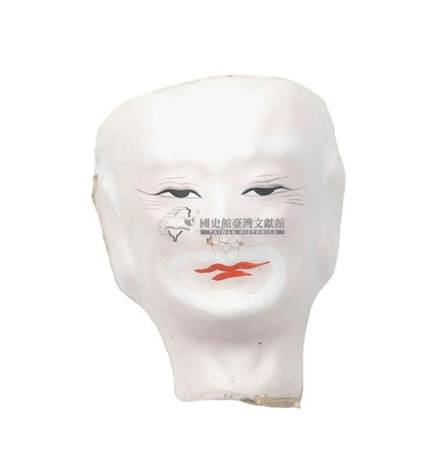 紙紮人臉孔紙糊面具藏品圖，第1張