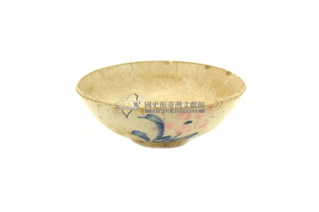 釉上彩折枝花卉紋碗藏品圖，第1張