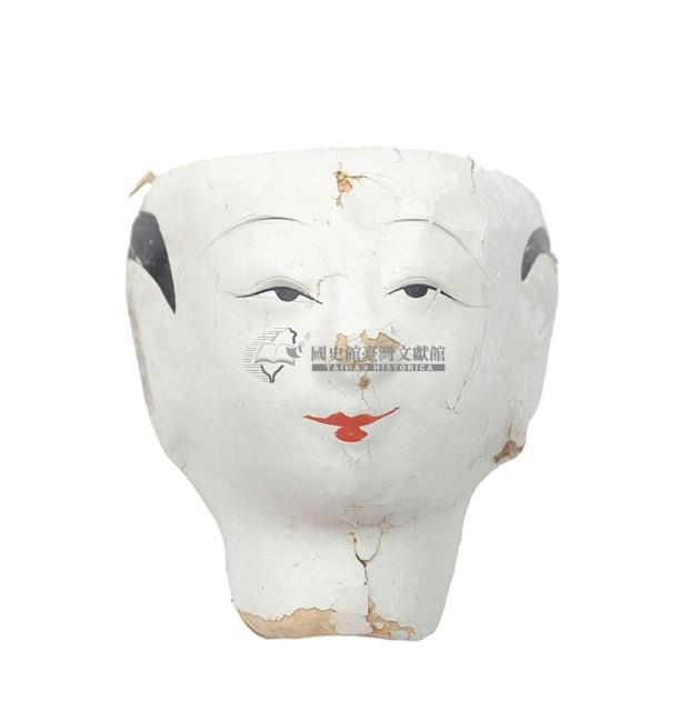 紙紮人臉孔紙糊面具藏品圖，第1張