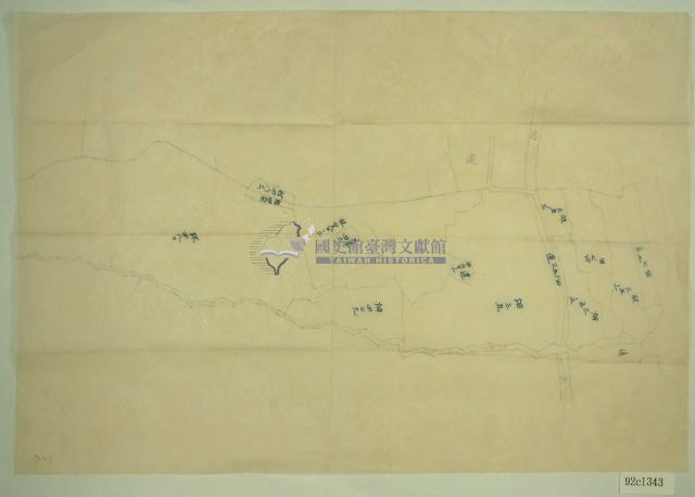 桃子窩段地籍圖藏品圖，第1張