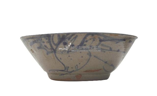 青花白描鳳凰紋碗藏品圖，第1張