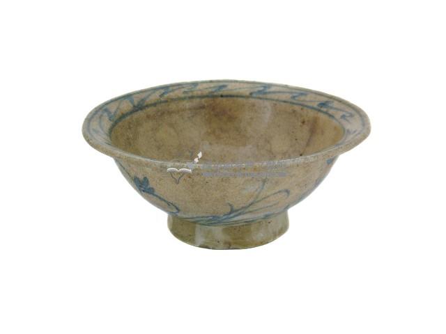 青花折枝花卉紋大碗藏品圖，第1張