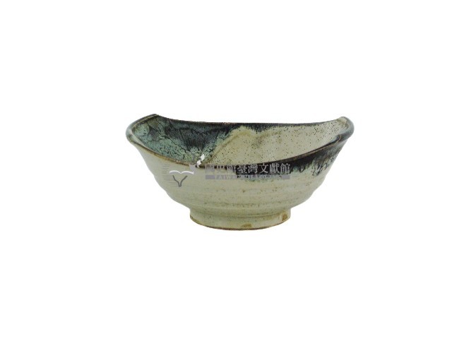 白地藍釉凹型碗藏品圖，第1張