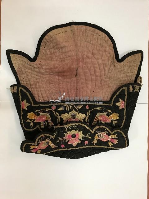 黑色素面童帽藏品圖，第1張