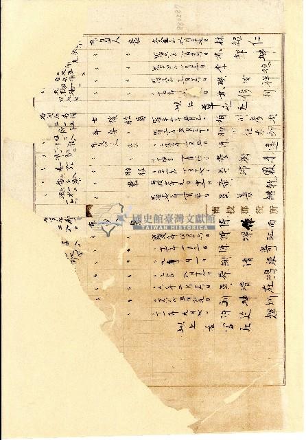 日治時期草屯庄並名間庄會員資料藏品圖，第1張