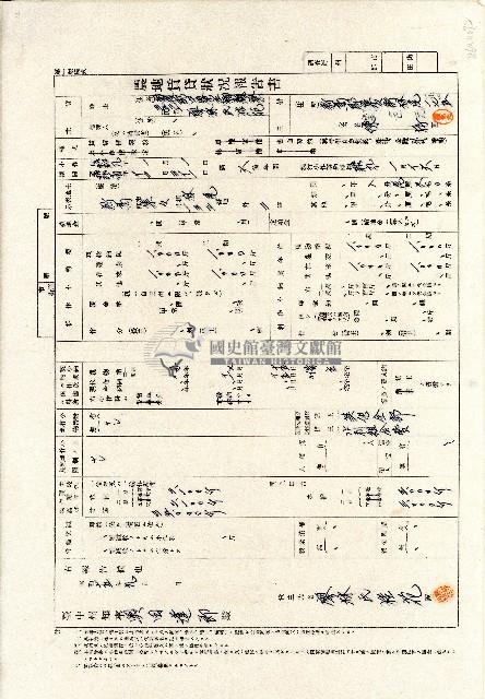 昭和十五年廖林氏桂花等農地賃貸狀況報告書藏品圖，第1張