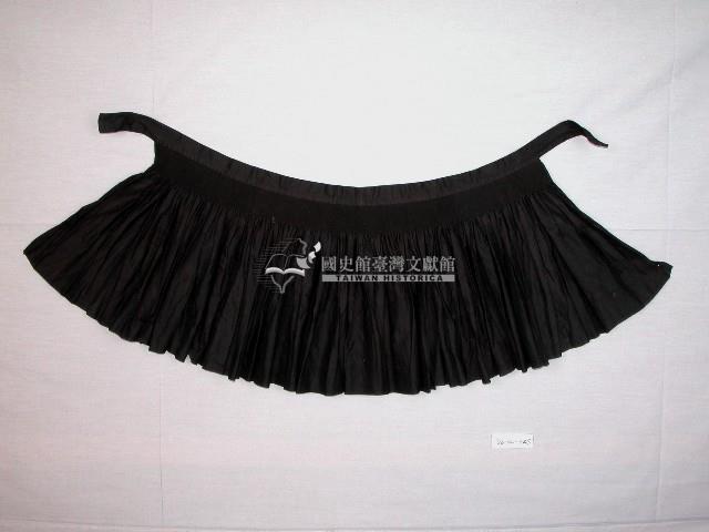 排灣族黑色素面下身半裙藏品圖，第1張