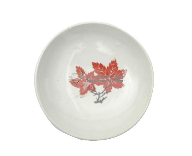 彩繪楓葉紋盤藏品圖，第1張