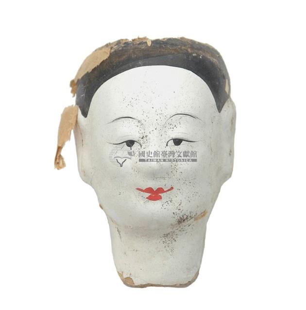 紙紮人臉孔紙糊面具藏品圖，第1張
