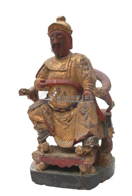 木雕鄭成功像藏品圖，第1張