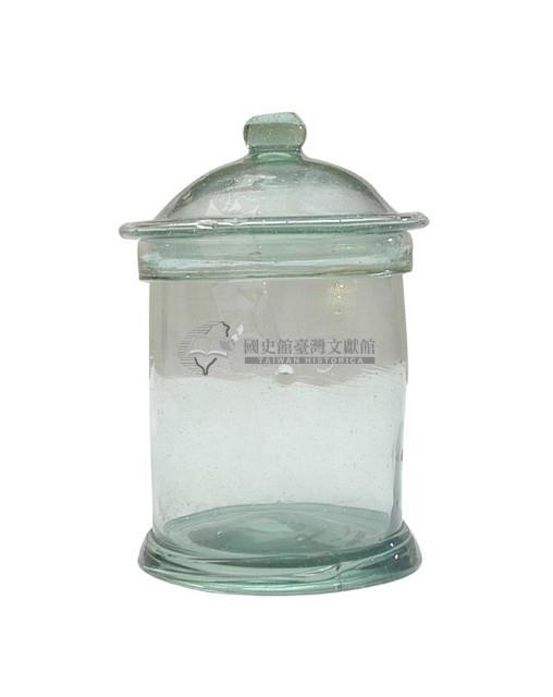 帶蓋透明玻璃罐藏品圖，第1張