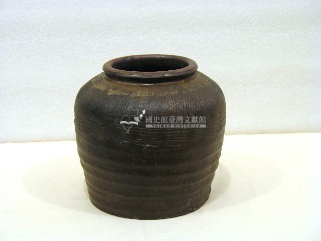 深褐釉寬口矮甕藏品圖，第1張