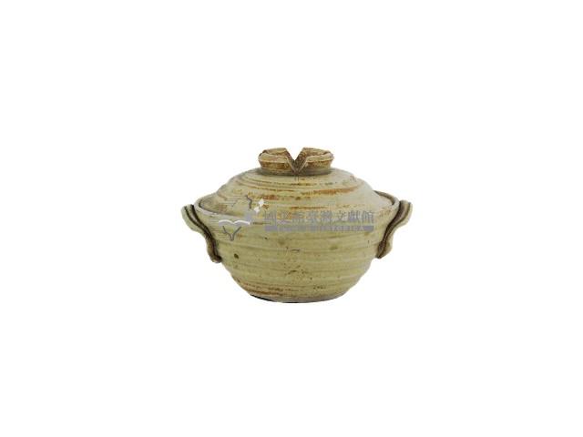 陶胎褐釉蓋鍋藏品圖，第1張
