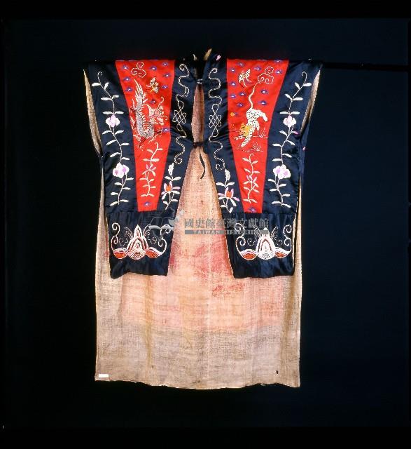 深藍色龍虎繡樣絳衣藏品圖，第1張