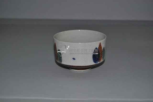 彩繪斑紋寬口杯藏品圖，第1張