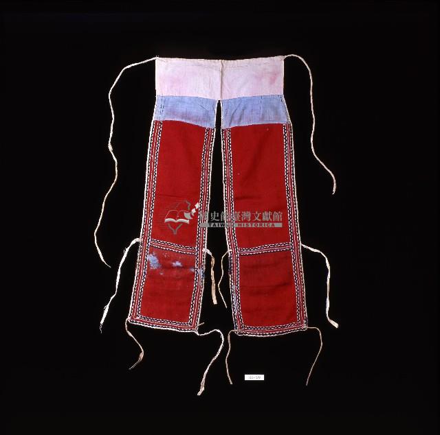 阿美族綁腿褲藏品圖，第1張