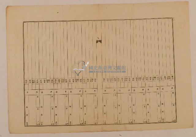 南投廳埔里社堡牛眠山庄第1303番地戶長金阿順之戶口調查表單(乙)藏品圖，第1張