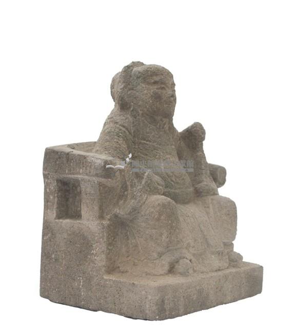 石雕土地婆像藏品圖，第1張
