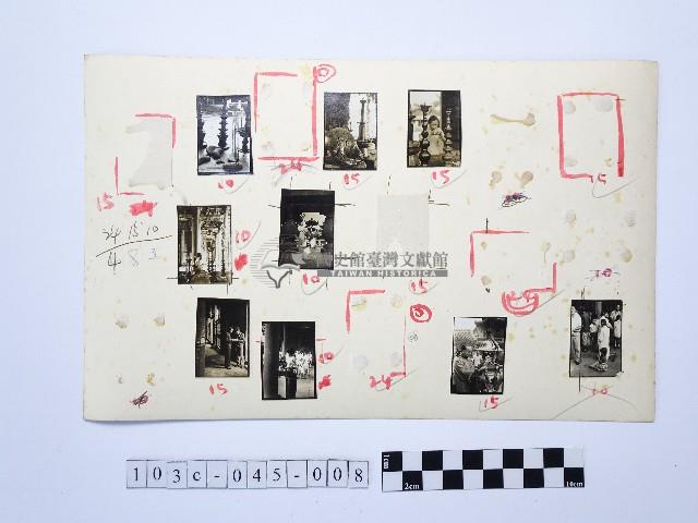 黃則修攝龍山寺系列照片佈展樣版8藏品圖，第1張