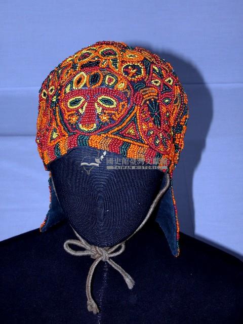 魯凱族珠帽藏品圖，第1張