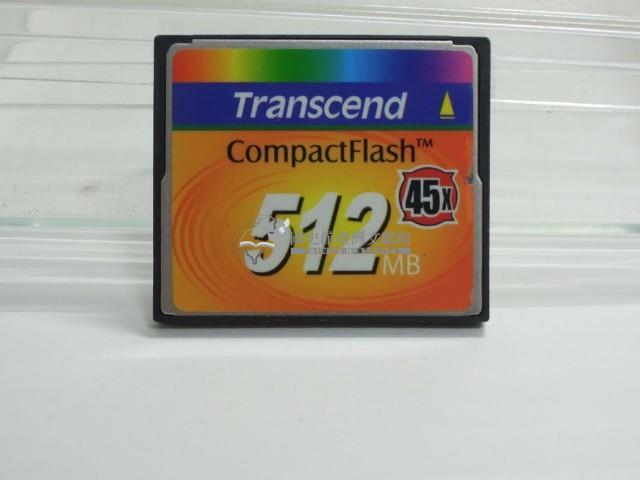 Transcend 512m記憶卡(CF照相機FUJI S2配件)藏品圖，第1張