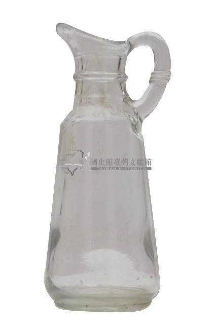 圓錐型透明玻璃短流水注藏品圖，第1張