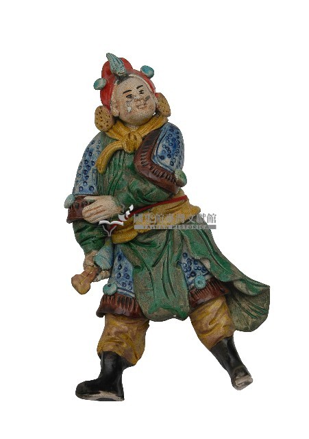 綠衣將軍交趾陶藏品圖，第1張