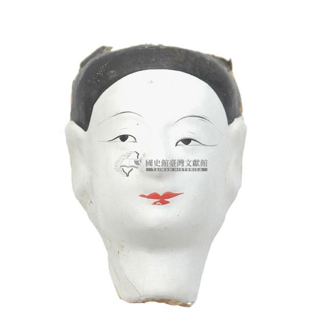 紙紮人臉孔紙糊面具藏品圖，第1張