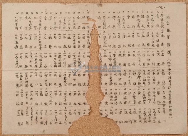 國語練習課題藏品圖，第1張