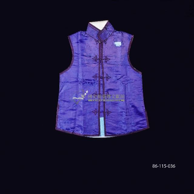 臺灣漢人族群女性對襟馬甲藏品圖，第1張