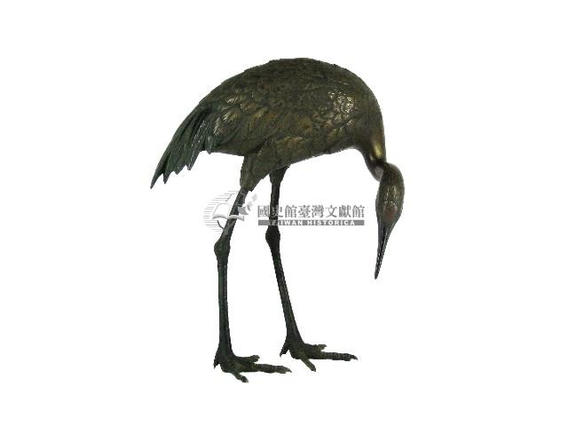 銅鶴立像藏品圖，第1張