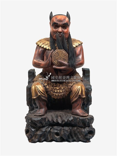 木雕神農大帝像藏品圖，第1張