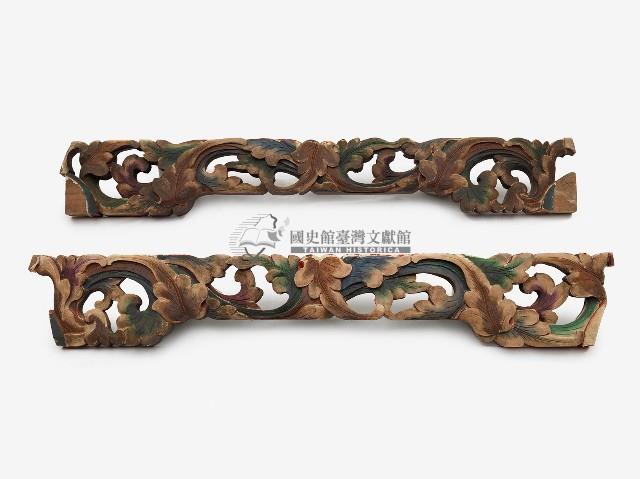 花草木斗拱一對藏品圖，第1張