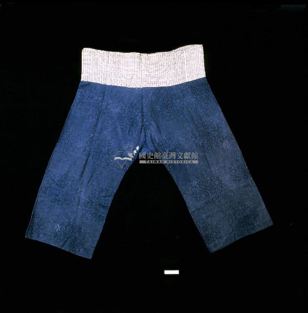 黑色提花合襠絲褲藏品圖，第1張