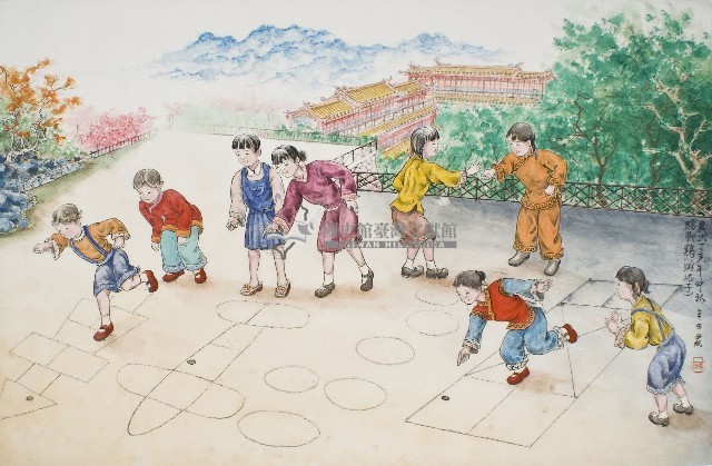 黃金田於丁亥年仲秋創作之蹌腳雞藏品圖，第1張