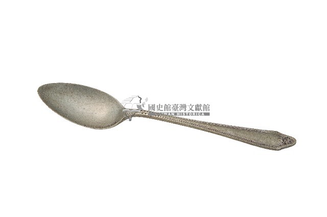 日治時期臺灣總督府官邸銀製湯匙藏品圖，第1張