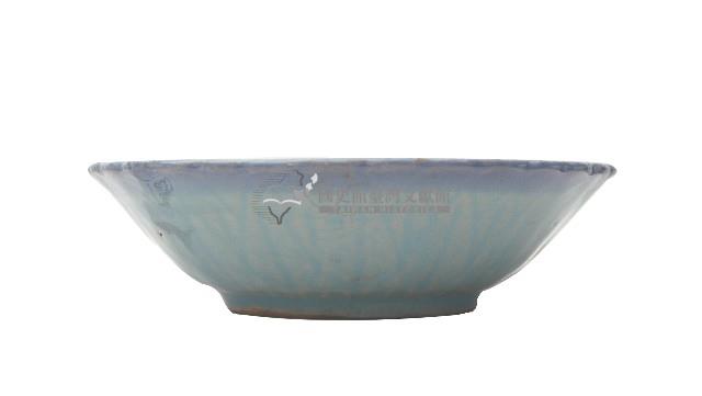 青釉寫意山水紋花口碗藏品圖，第1張