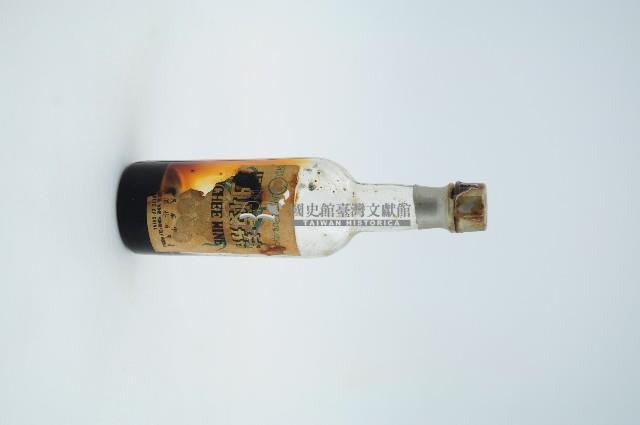 荔枝酒樣品透明玻璃小型酒瓶藏品圖，第1張