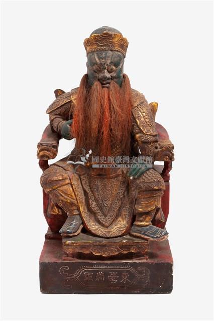 木雕東營元帥像藏品圖，第1張