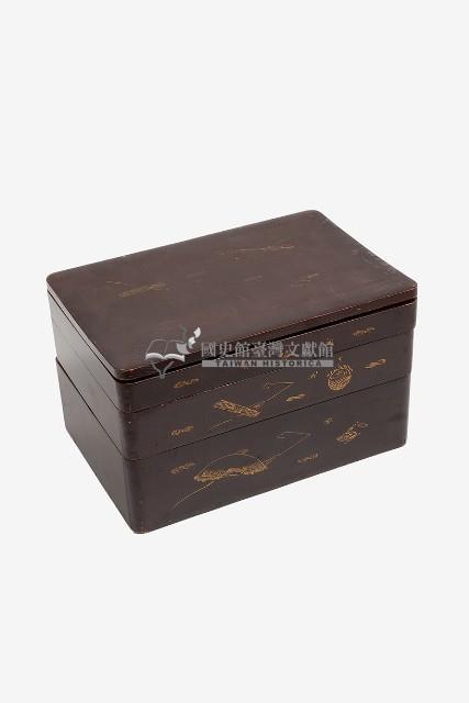 描金蒔繪三層漆質便當盒藏品圖，第1張