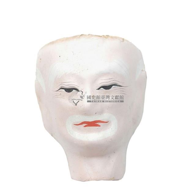紙紮人臉孔紙糊面具藏品圖，第1張