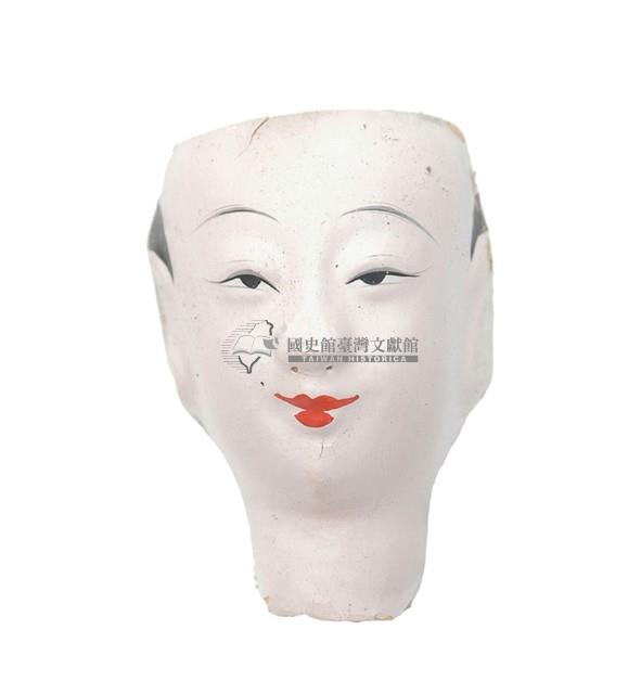 紙紮人臉孔紙糊面具藏品圖，第1張