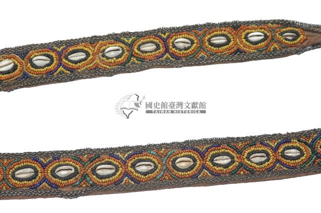排灣族多色串珠髮帶藏品圖，第1張