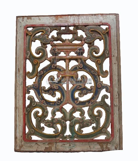 木雕花窗藏品圖，第1張